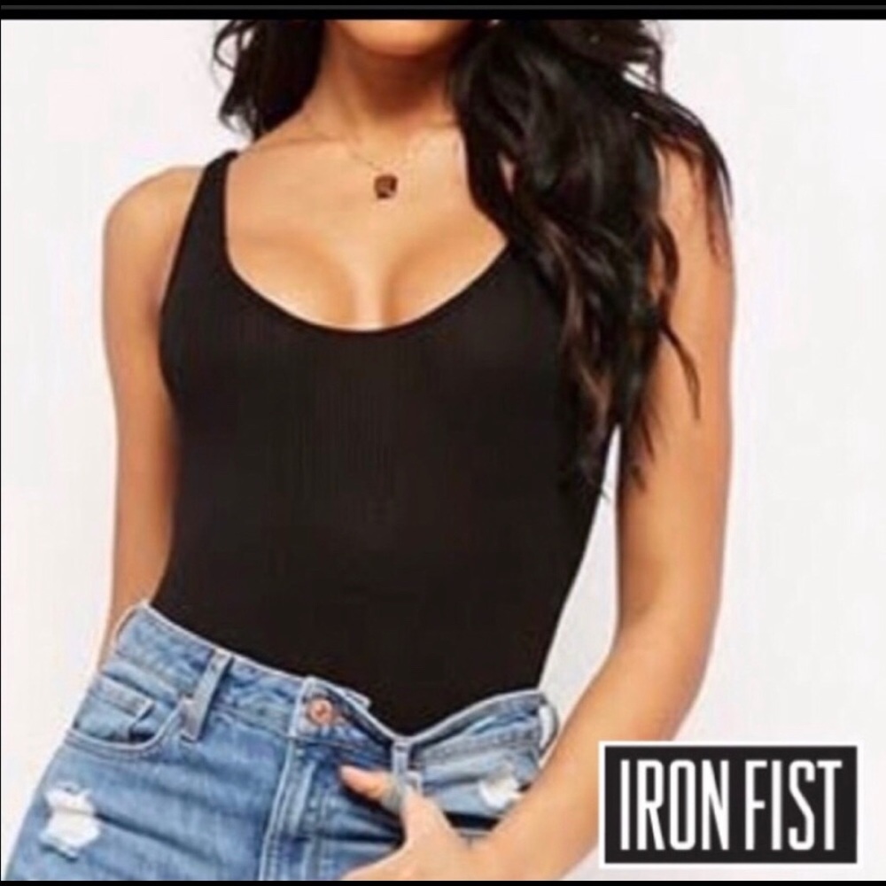 Iron Fist I Heart Classic Ribbed Thong Bodysuit